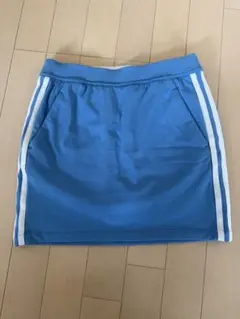 adidas レディース ゴルフスカート ライトブルーのサムネイル