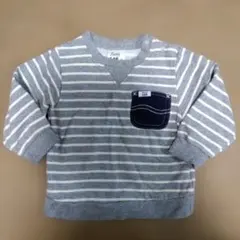 Buddy Lee ストライプ Vネック トレーナー 95cm