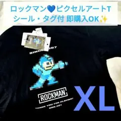 ロックマン XL 半袖 ドット絵 ゲーム風 ドンキ Tシャツ