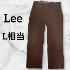 Lee リー【L相当】快適ウエスト ストレッチパンツ ブラウン 濃茶のサムネイル
