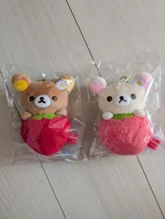 リラックマ いちごマスコットぬいぐるみ コリラックマ ファミリーマート限定
