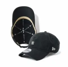 新品NEWERA (ニュ−エラ) レディースキャップヤンキース ブラック黒M