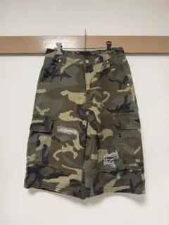 【zozotown HALEY PESCA 迷彩ハーフパンツ】