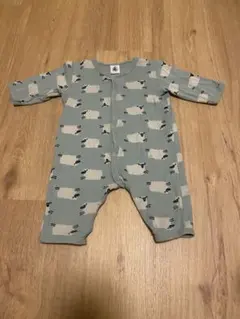 PETIT BATEAU プチバトー　羊柄ロンパース 60