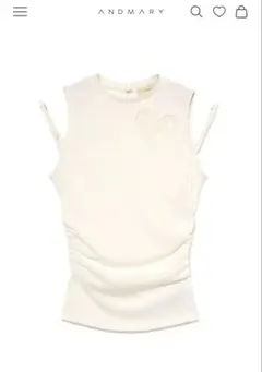 andmary Nini lace tank White - メルカリ