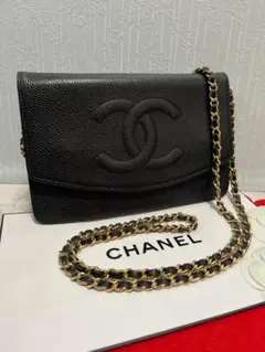 極上美品 シャネル CHANEL マトラッセ チェーンウォレット 273のサムネイル