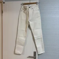 moussy mvsスキニー　ホワイトデニム　24