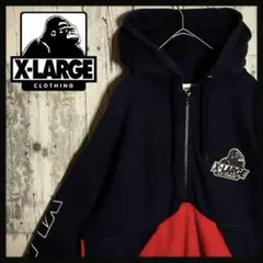 【人気映え】X-LARGE エクストララージ  スリーブロゴ　即完売　希少モデル