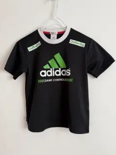 adidas ゲームコントロール Tシャツ 黒　140