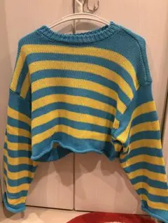 ZARA 短丈ニット M