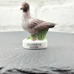 フェーヴ フランス 動物 ユリカモメ 百合鴎 鳥 フェーブ ミニチュア 陶器のサムネイル