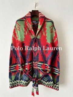 不屈の名作 80s POLO COUNTRY ネイティブ カーディガン