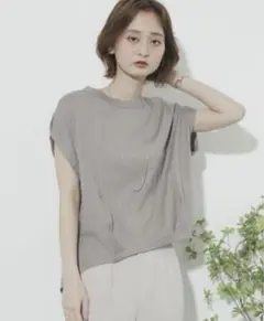 オーガニックコットンドルマンタックTシャツのサムネイル