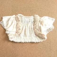 レース＆フリル ボレロ 11R ベージュ 結婚式 パーティー フォーマル