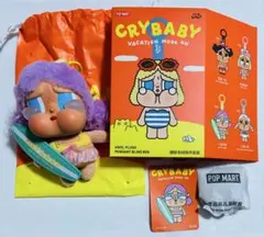 popmart crybaby vacation mode on ぬいぐるみ
