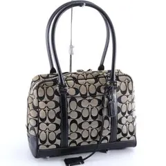 良品】COACH コーチ SOHO ソーホー ミニボストンバッグ シグネチャー
