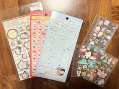 ボンボンドロップシール　正規品　シナモロール　キティ　ディズニーおすそ分けセット