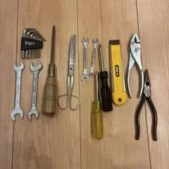 工具 12点まとめ売り レンチ ドライバー プライヤー等