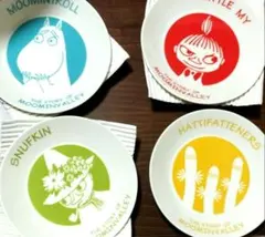 最安【新品未使用】ムーミン　デザイン皿4枚セット　山加商店　プレート