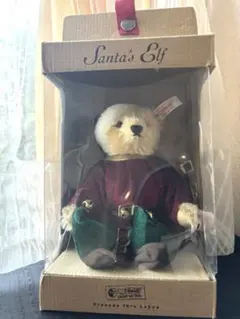 シュタイフ テディベア クリスマス 2001 サンタクロース 箱 証明書付
