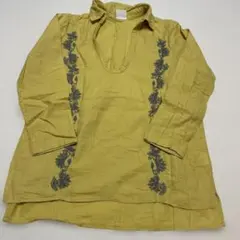 HEART MARKET ハートマーケット　刺繍が可愛い七分袖シャツ サイズM