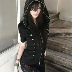 SHEIN ナポレオンパーカー S