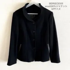 値下げ【BEPRECIOUS】ウール100%ブラックジャケット　Mサイズ