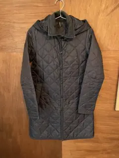 LAVENHAM ネイビー キルティングジャケット　ロングコート