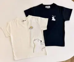 【新品未使用】柴田ケイコ おいしそうなしろくま Tシャツ 2枚セット