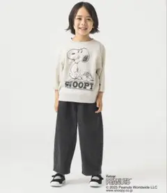 フルーツオブザルーム　110サイズ　スヌーピー トレーナー 春　スウェットグレー