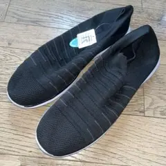 【新品・未使用】ブラック メッシュ スリッポン　メンズ　レディース　28.5cm