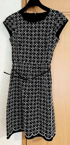 s357 刺繍 花柄 ドレス ワンピース レース 半袖ワンピース over20