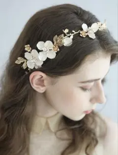 ブライダル ヘッドドレス 結婚式 卒業式　成人式　和装　花