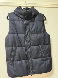 CONFIRM ダウンベスト Lサイズ 紺色