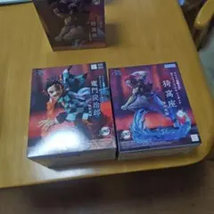 鬼滅の刃 XrossLink フィギュア 竈門炭治郎 猗窩座 セット