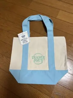 新品未使用品　トレジョ　ミニトートバッグ　ブルー