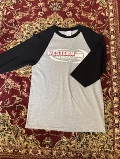 ラグランT　七分丈　野球　古着