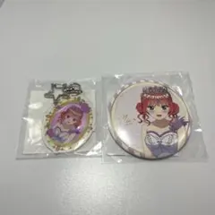 五等分の花嫁 バレリーナくじ アクリルチャーム ＆ 缶バッジ 中野二乃