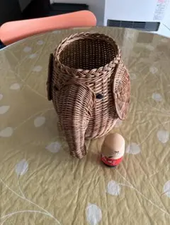 昭和レトロ 象型 秤 14kg 計り 藤かご付き SHIRAI SEIKO 2025年最新】白井