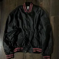 ナイロンスタジャン ナイロンジャケット ヨーロッパ古着 アメカジ vintage