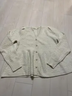 ラメ カーディガン