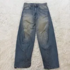 24SS NVRFRGT 3D Twisted Wide Leg Jeans 1