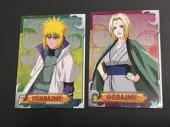 ナルト　カード　NARUTO エッチングカード　四代目　五代目火影 ナルト カード NARUTO エッチングカード 四代目 五代目火影 - メルカリ