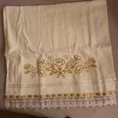 トルコ製 手編みレースコットンタオル（100％ コットン）