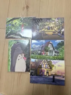 スタジオジブリ ポストカード 5枚セット トトロ アリエッティ 魔女の宅急便