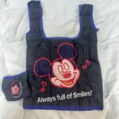 ディズニー　折りたたみ　エコバッグ　ミッキー