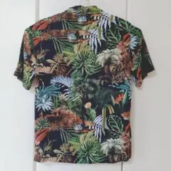 H&M　アロハシャツ　ボタニカル柄　Sサイズ