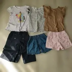 まとめ売り　120サイズメイン　Tシャツ3点　ショートパンツ2点　パンツ1点