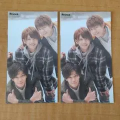 Prince 岸優太 神宮寺勇太 岩橋玄樹 Myojo 厚紙 2枚 セット