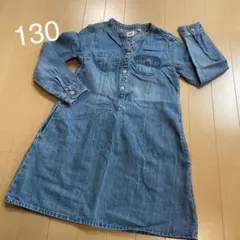 UNIQLO  デニム  デニムワンピース 130